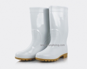 Men’s Dual Color Full Length Rain Boots (with Lining)